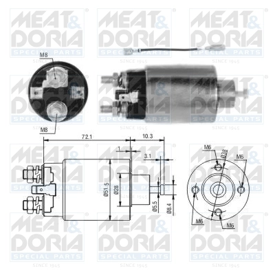 Solenoid Switch, starter